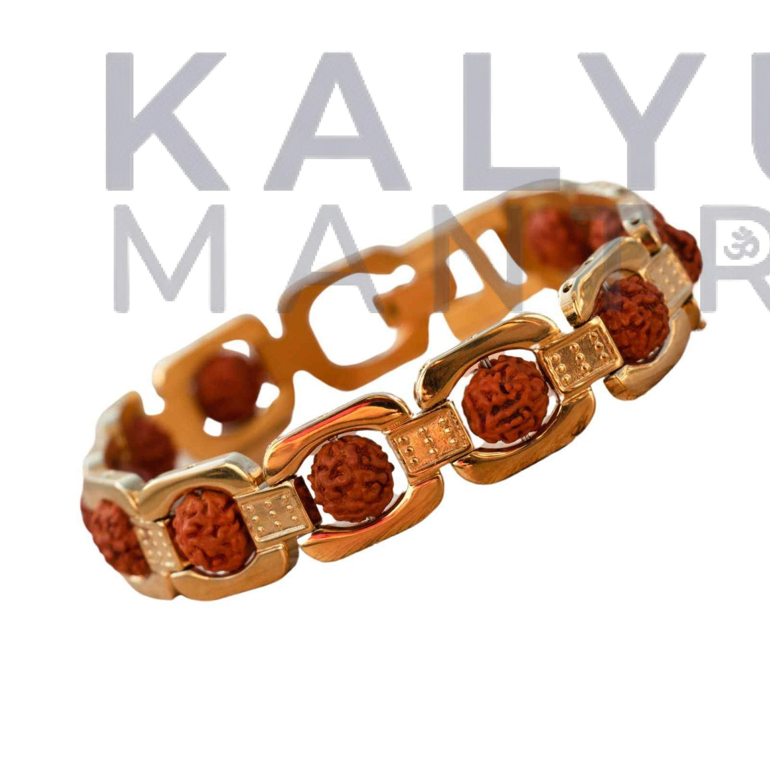 Gold Plated Essential Rudraksha Bracelet